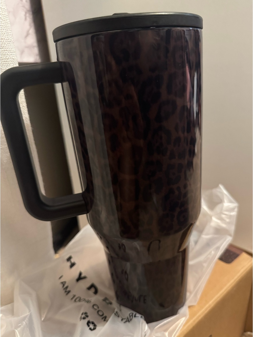 Luxe 40oz Traveler Leopard Print ACTA - Picture 3 of 4